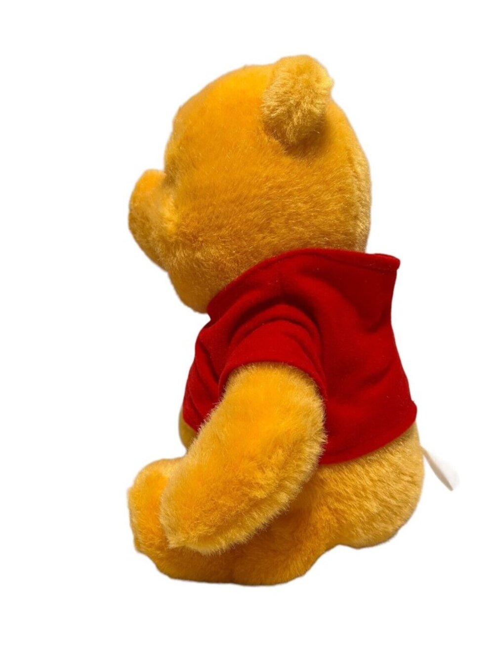DISNEY Vintage Winnie-the-Pooh With Honey Pot Plush 10” Red Shirt - Picture 2 of 13